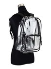 Eastsport Unisex Spark Clear Backpack  Black
