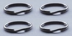 Nickel Plated Split Rings  24mm   Lot Of 25   Sturdy Metal Key Rings