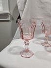 8 Vintage Fostoria Virginia Pink 8 Oz Water Goblets