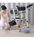 Patient Lift Transfer Chair  Bathroom Wheelchair W 180   Split Seat And Potty Urh