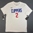 Kawhi Leonard Nike La Clippers Jersey Tee White Mens Large Nwt