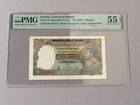 Burma 5 Rupees P-31 Nd 1947   Pmg 55 Epq  staple Holes At Issue 