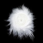 Lusofie Faux Fur Precut Strips - 4 X 60 Inch Fluffy Plush Fabric For Diy White