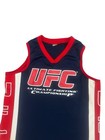 Ufc As Real As It Gets  Blue Tank Top Mesh Jersey Size M Mma Vintage Rare