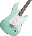 Ashthorpe 39  Electric Guitar Kit Mint Green Full Size W  Bag Strap Picks Set