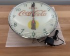 Coca-cola Vintage mod Wall Clock  Vintage Look With Modern Safety 