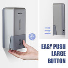 Wall Mount Liquid Soap Dispenser For Commercial Bathroom 27oz Large Capacity Man