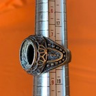 Islamic Rare Ancient Silver Color Ring Arabic Engraved Stunning