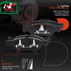 A-premium Front   Rear Ceramic Disc Brake Pads Set Compatible With Select Merced