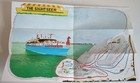 Sightseer Cruiser Boat Ride - Otto Stocker - Wildwood Nj - 1960 s Brochure map
