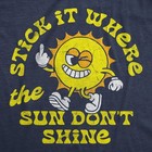 Mens Funny T Shirts Stick It Where The Sun Dont Shine Sarcastic Middle Finger