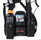 X-fire   Updated Dual Portable Radio Chest Rig Harness For Two-way Radios