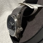 Citizen Nighthawk Bj7008-51e Eco-drive Pilot Watch Mesh Band New With Tags