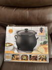 Toastmaster 4 Qt Black Cauldron Slow Cooker Removable Crock Glass Lid Halloween