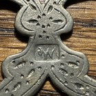 Silver Large Hudson Bay Fur Trade Cross 3 Stamps    jw       c         a    Museum Worthy
