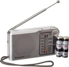Panasonic Rfp-150d  Battery Operated Am fm Portable Pocket Size Radio - Silver