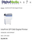 Printer  Into Print  Sp3160  Commercial Printer 