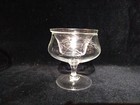 4 Fine Glass Radio Brand Shrimp Cocktail Glass 2 Pieces Etched Wheat 4 3 8 h