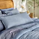 14 x36  Block Pattern Oblong Throw Pillow Blue - Hearth   Hand With