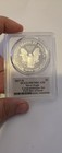 2017-s  1 Silver Eagle Pcgs Pr70dcam Fdoi Congrats Set Cleveland Sig
