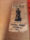 Original Gar Ribbons 111th Regt O v i  1897   1907 Toledo Ohio Annual Reunion