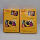 Lot Of 2 Kodak Powerflash Disposable Cameras 3 Pack Nos Sealed Vintage Sealed