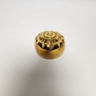 2  Id  Polished Brass Ornate End Cap For 2  O d  Tubing
