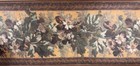 Wallpaper Border Large Arts And Crafts Architectural Floral Leaf Garland Orange
