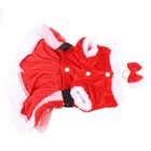 Pet Christmas Costume Fun Cute Father Christmas Dog Cat Christmas Clothing With