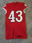 2021 Dami Awoyinfa Rutgers Scarlet Knights Game Used Worn Ncaa Football Jersey