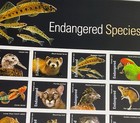 Authentic Mint Us Endangered Species Pane Of 20 Forever Stamps Scott  5799  mnh 