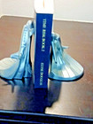 Vintage Set Of 2 Sarsaparilla 1984 Crome Plated Metal Airplane Bookends