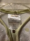 Halo Sleepsack Wearable Blanket 0-6 Months White green Polka Dots 10-18 Lbs