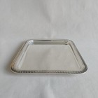 Christofle Silverplate Rectangular With Decorative Borders Tray 8 1 4 
