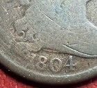 1804 Draped Bust Half Cent  Free Shipping