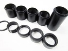 10x Piece Microscope Tube Camera Extension Mount Lot 26mm Diameter      Ten  