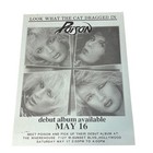 Vintage Poison Look What The Cat Dragged In Promo Flyers Lot Of 2 80s Hollywood