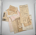 Victorian Trade Card Mixed Lot Of 30 Pieces Ephemera Scraps Scrapbook
