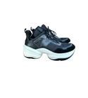 Michael Kors Olympia Trainer Women 10 Black Ivory Cream Dad Sneaker Tennis Shoe 