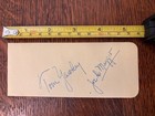 Vintage Pristine 2x5 Signed Album Page Red Sox Hof Owner Tom Yawkey   Photo