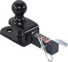 864031 3 In 1 Atv utv Trailer Hitch Towing Ball Mount With 1-1 4 Inch Receiver