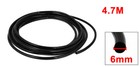 Black Flexible 6mm Diameter Pneumatic Air Pu Hose Pipe Tube 4 7meters Length