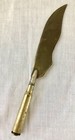 Antique 1918 Ww1 France Trench Art Brass Bullet Letter Opener - Customized