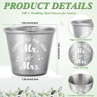 Wedding Favors For Guests 1 5 Oz Stainless Steel Shot Glasses Bulk Metal Cups Ca