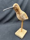 Hand Carved Shorebird Decoy  Golden Plover  Coastal Cabin Decor    k    Mark