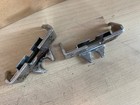 Lot 2x Ludwig Super Sensitive Strainer Wire Slide Bracket Clip Holder Parts Vtg