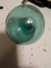 Vintage Genuine 3  Green Hand-blown Glass Fishing Float  or Ukidama  Originating