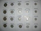   Lot Of 20   Canada Newfoundland Silver Coins Various Years 5 10 20 25 50 Cents