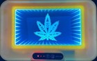      3d Rgb Led Light Up Glow  Tobacco Rolling Tray          Random Colors   Designs