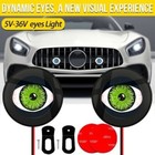 3d Dynamic Devil Eye Led Car motorcycle Lens Lights - Decorative Eye Lights Us
